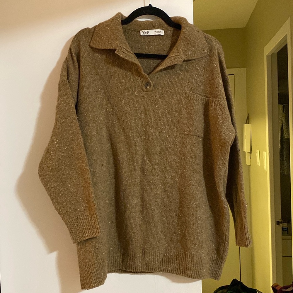 Zara Knit Sweater 🤎